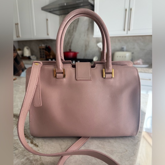 Yves Saint Laurent Pink Leather Handbag - Picture 2 of 11